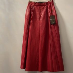 Woman’s Gucci red long skirt-size 38